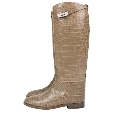 hermes alligator boots|Hermes horse riding gear.